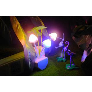 Đèn ngủ Led nấm cảm ứng ánh sáng đổi màu thông minh 0.3W
