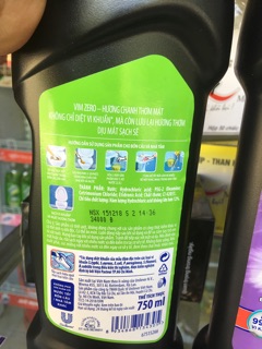 NƯỚC TẨY BỒN CẦU VIM ZERO 750ml