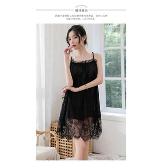 Váy Ngủ Công Chúa Pha Ren Điệu Đà 5174