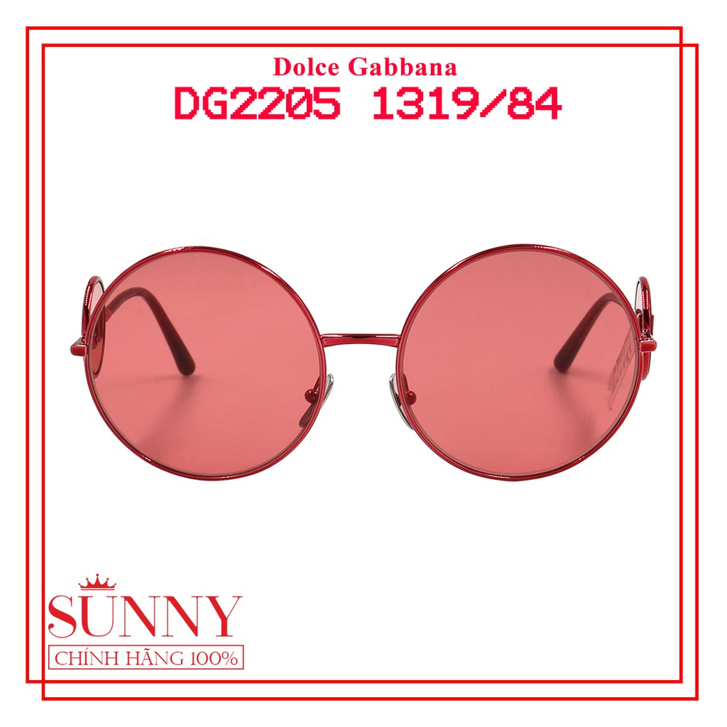 Kính mát chính hãng Dolce Gabbana DG2205 màu sắc thời trang, thiết kế dễ đeo bảo vệ mắt