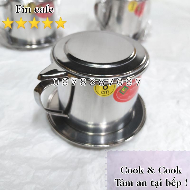 Phin Cafe Inox cao cấp Phin Cà Phê Inox Nhiều kích cỡ 6, 7, 8 cm Vietcook