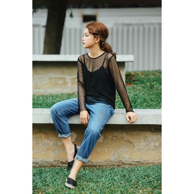 Quần jean boyfriend hàng thiết kế Dottie