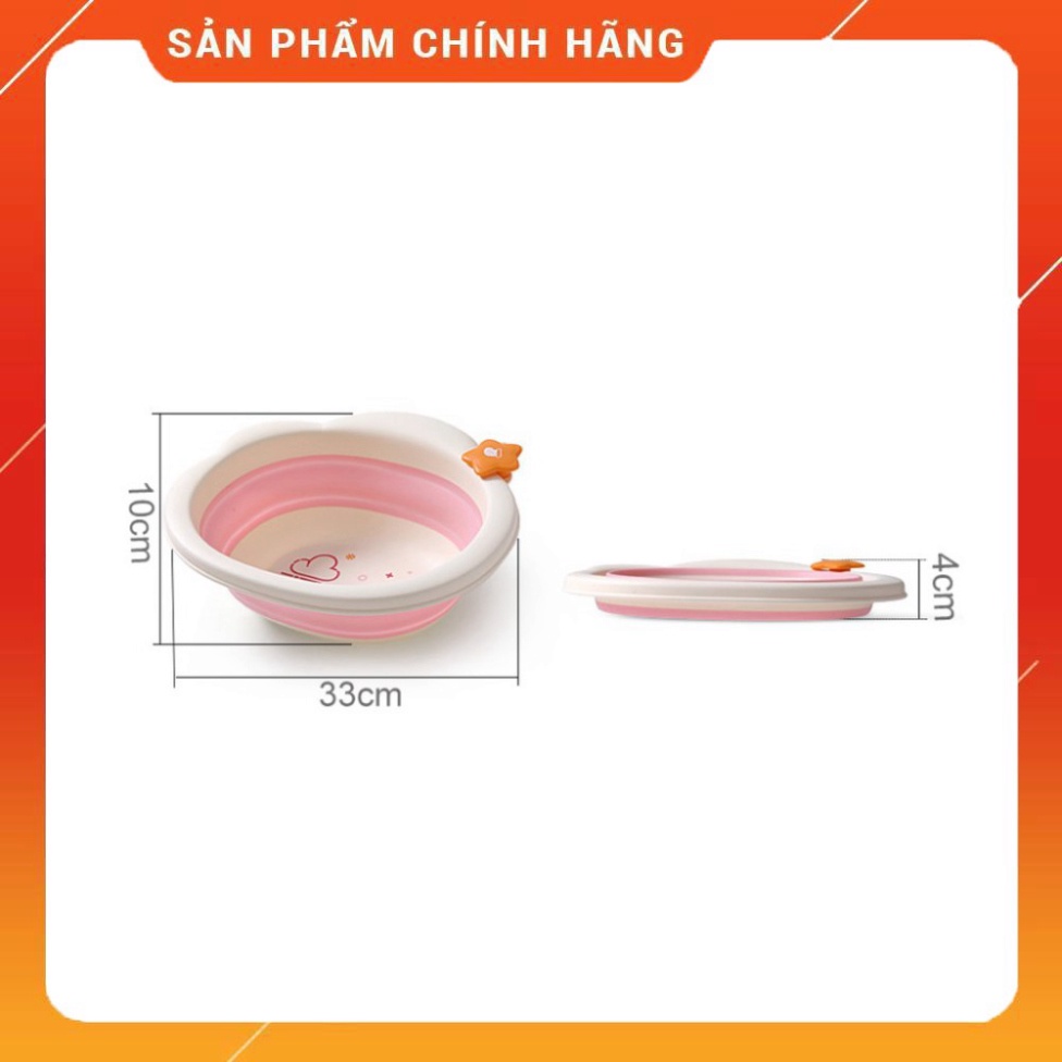 Chậu rửa mặt gấp gọn hình Đám Mây