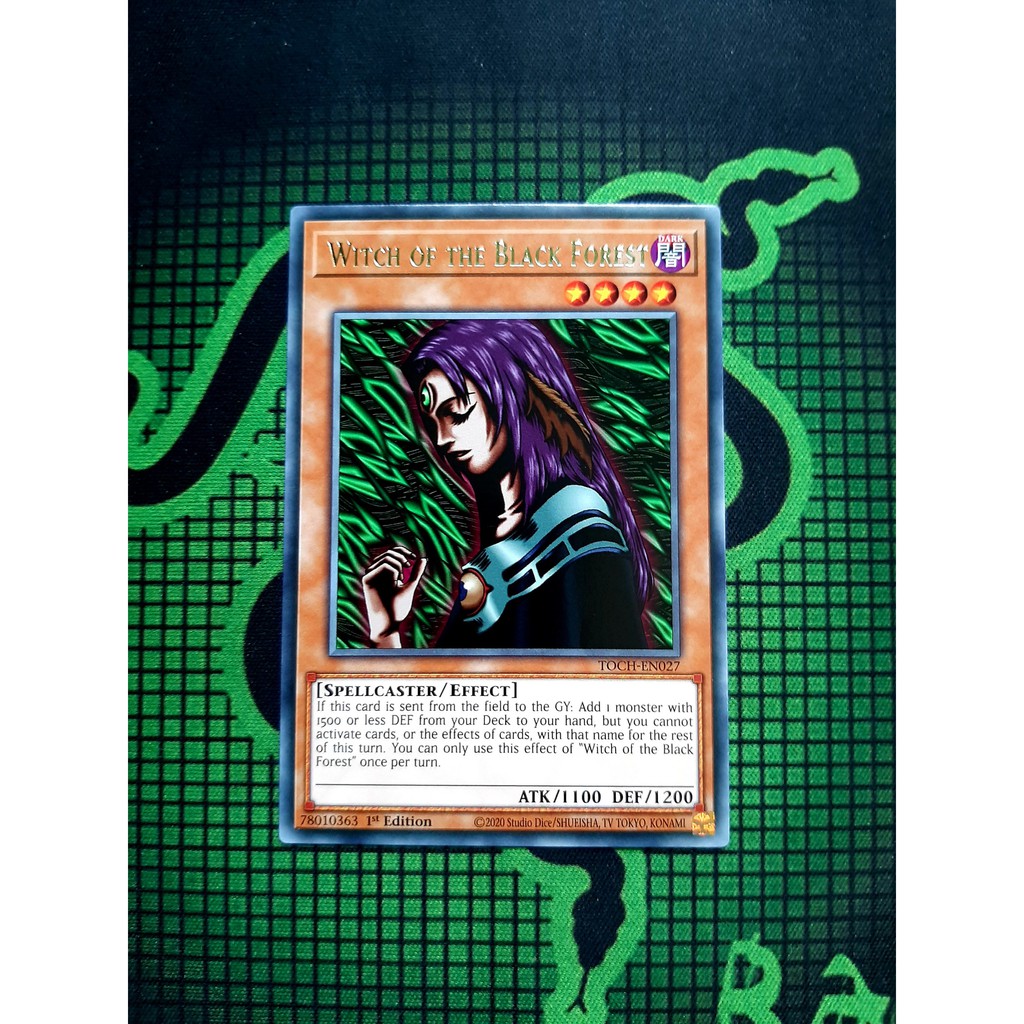 THẺ BÀI YUGIOH TOCH - Witch of the Black Forest