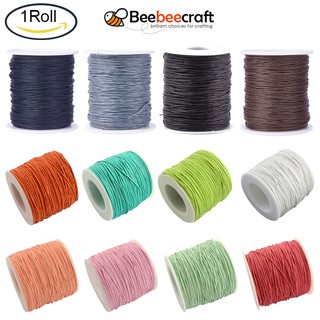 Cuộn dây thừng sáp đường kính 1mm làm đồ trang sức thủ công tiện dụng