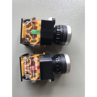 Combo 10 Nút ấn LA38 Phi 22 - nút ấn nhả xanh đỏ phi 22mm
