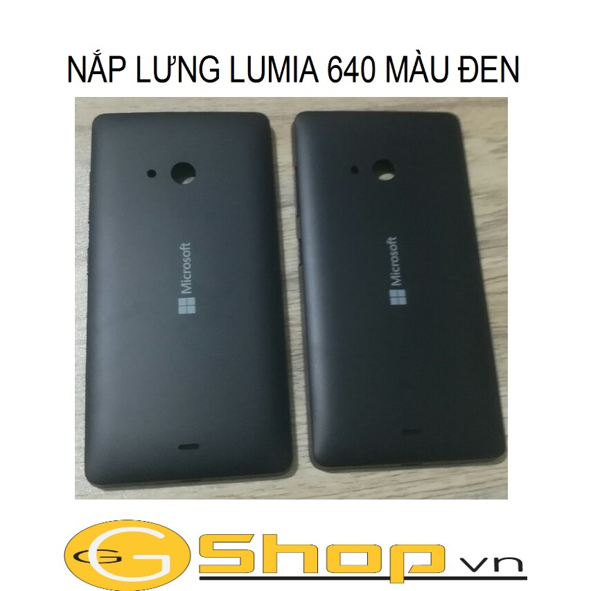 NẮP LƯNG LUMIA 640 MÀU ĐEN