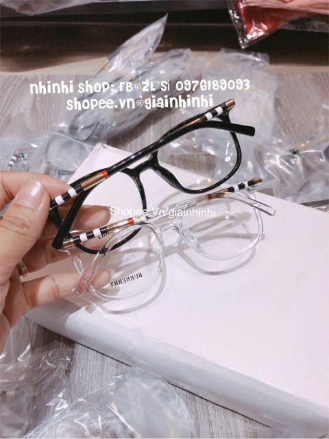 Kính mắt trong, Gọng kính cận thời trang KM0901 - NhiNhiShop