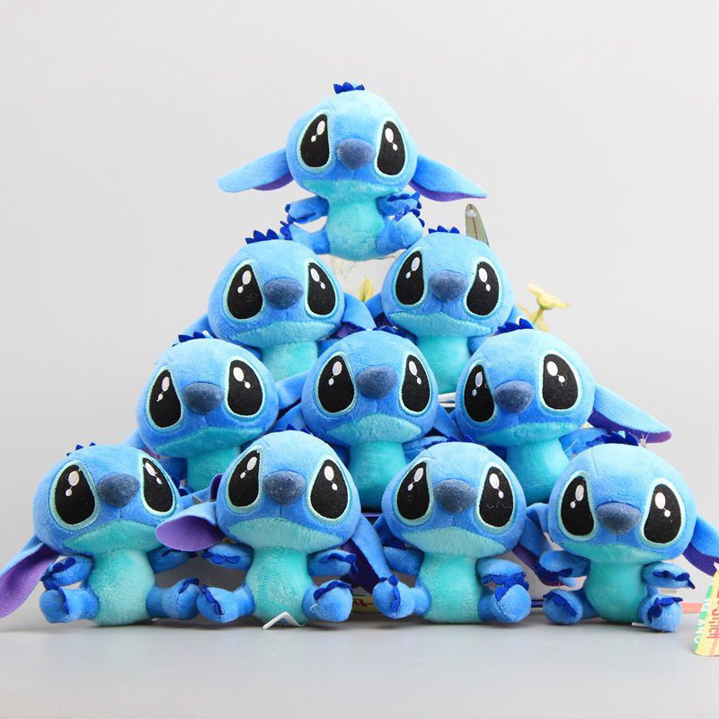 Móc Khóa Hình Nhân Vật Stitch Nhồi Bông Đáng Yêu Xinh Xắn