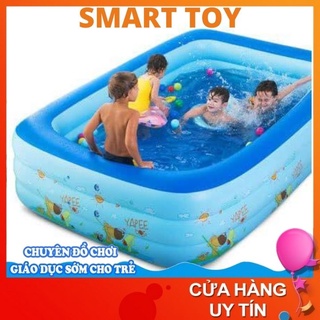 Bể bơi phao cho bé bể bơi ba tầng thành cao kích thước 18060cm cho trẻ em nhiều hình ngộ nghĩnh đồ chơi vận động