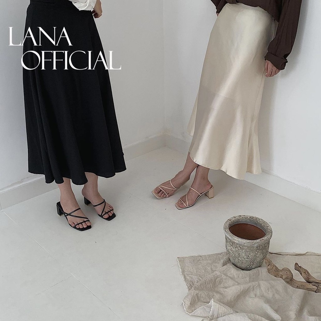 Giày Cao Gót Basic Cross Sandal GIÁ BÁN 299.000 | HQ2078  Lana Official