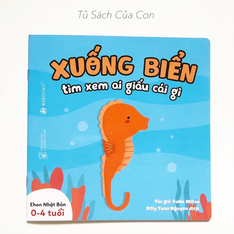 Sách - Ehon Nhật Bản ai giấu cái gì - Xuống biển tìm xem ai giấu cái gì