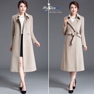 ÁO KHOÁC DẠ MANG TÔ DÀI  MS2066