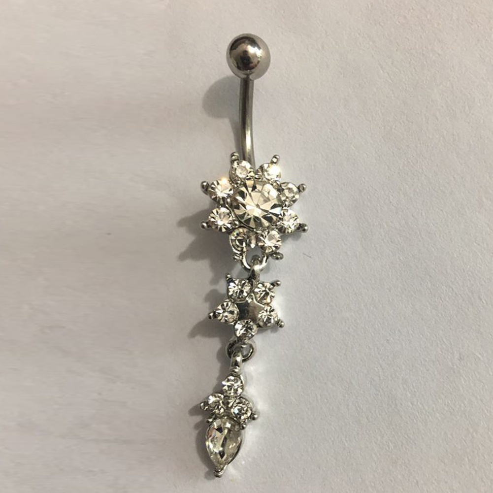 Khuyên RốN ĐíNh Đá HìNh Hoa Xinh XắN