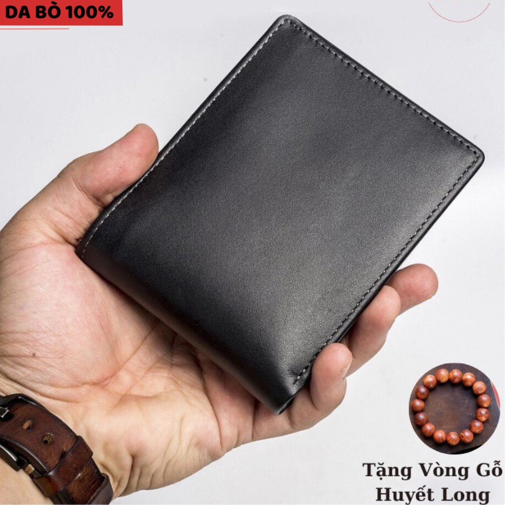 Ví Nam, Ví Da Nam Da Bò Nguyên Tấm - Dáng Đứng - Bảo Hành 24 Tháng
