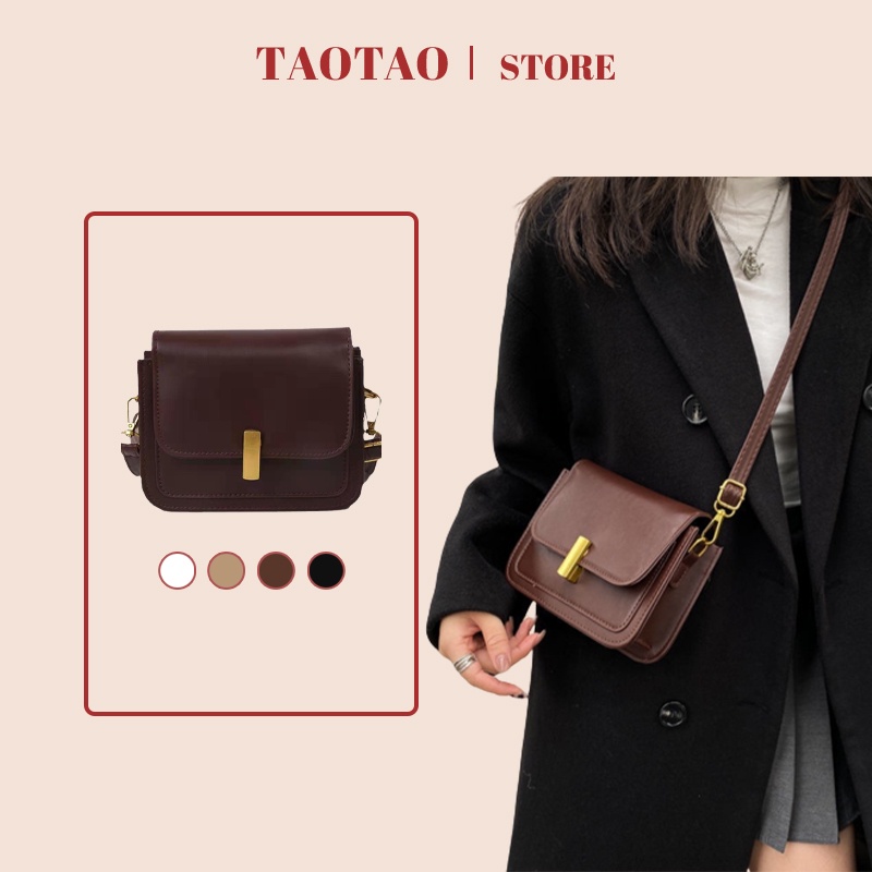 Túi hộp đeo chéo mini túi đeo vai nữ cao cấp hàn quốc túi xách đơn giản