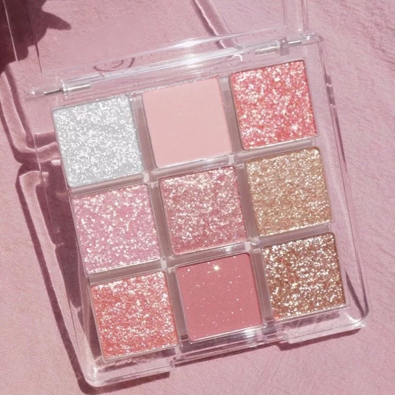 [Hàng mới về] Bảng Phấn Mắt Jiugongge Nhiều Màu Sắc Trang Điểm Thu Hút Thời Trang