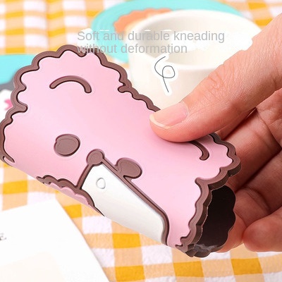 Đế Lót Ly Bằng Silicon Cách Nhiệt Chống Trượt Hình Gấu Hoạt Hình Dễ Thương