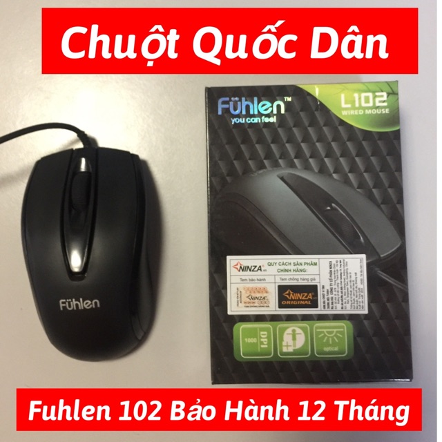 Chuột Fulhen 102 Hàng Nhập Khẩu Bảo Hành 12 Tháng