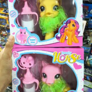Ngựa Pony Bình Sữa Có Nước + Núm Vú