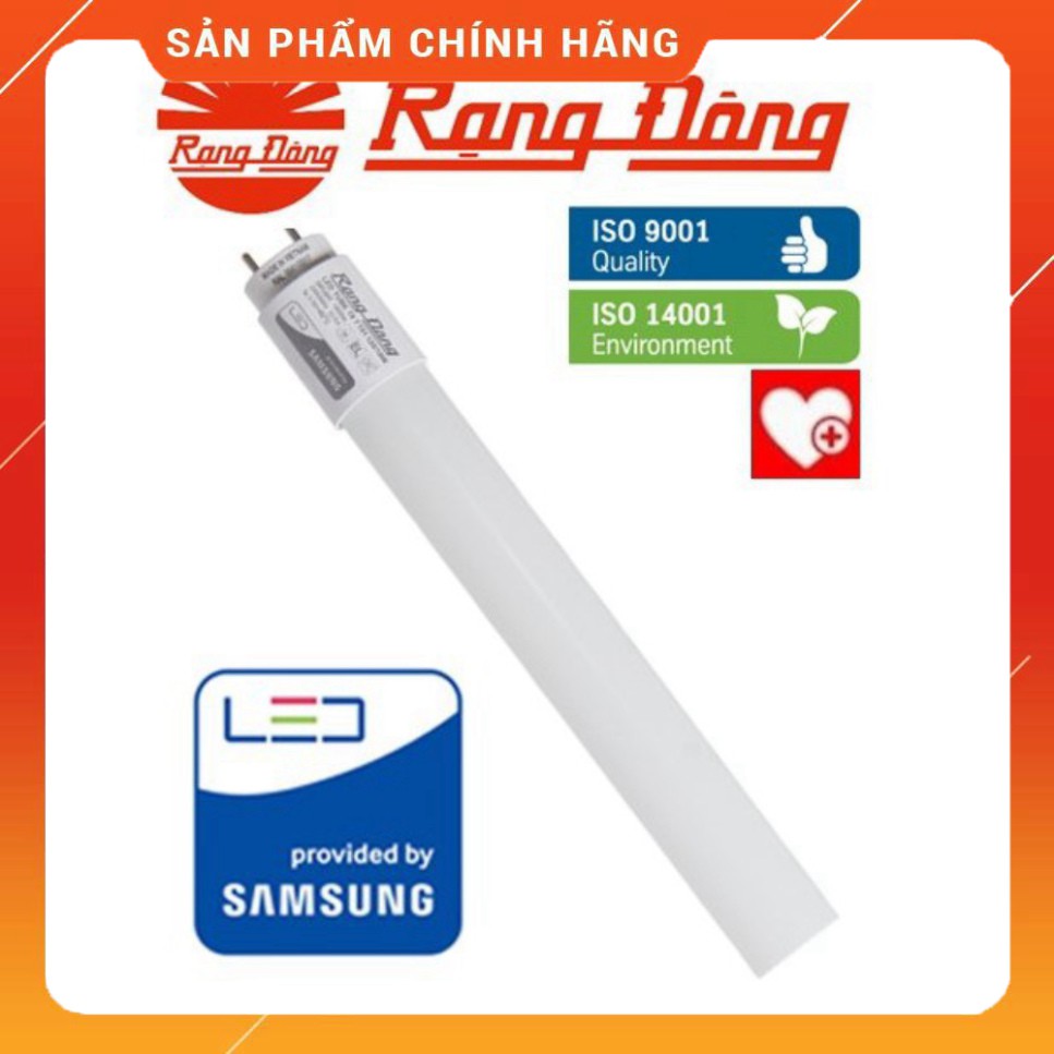 Bóng đèn LED tube (tuýp) 20W/120cm 10W/60cm vỏ thủy tinh Rạng Đông, ChipLED SAMSUNG KATE19