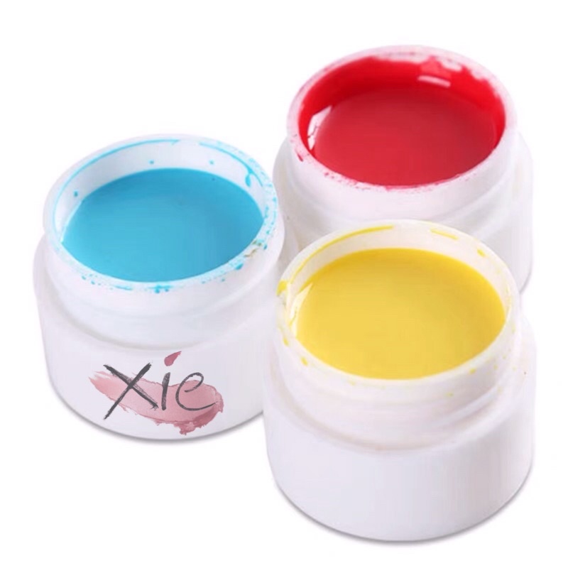 SET GEL VẼ 12 MÀU -XIE dụng cụ mi&amp;nail❤️