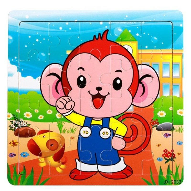 Tranh ghép gỗ 20 mảnh có khung nền🧩🧩🧩