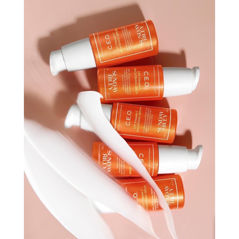 SERUM DƯỠNG DA TRẮNG SÁNG RẠNG RỠ SUNDAY RILEY C.E.O 15% VITAMIN C BRIGHTENING SERUM