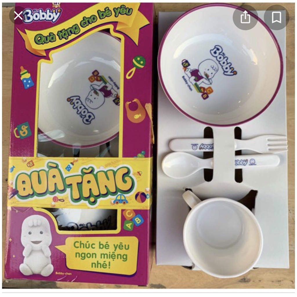 Bộ cốc chén quà tặng Bobby