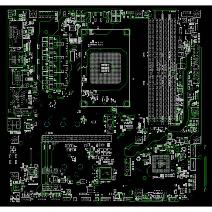 Sơ đồ mạch Boardview MS-7C95 MS 7C95 dùng cho thợ sửa chữa