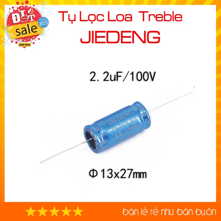 Tụ loa treble, tụ loa cao cấp ELNA/JIEDENG/Polypropylene 1,5/2,2/3,3/4,7/6,8/10/22/47uF