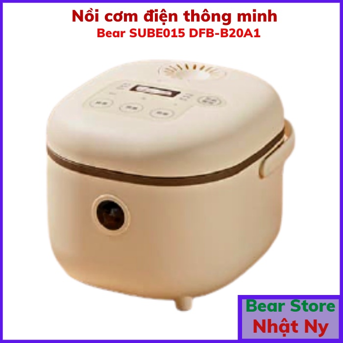 Nồi cơm điện thông minh Bear 2L gồm 8 chế độ nấu lõi nồi 5 lớp chống dính giữ nhiệt Gia dụng Bear Tuli Mart