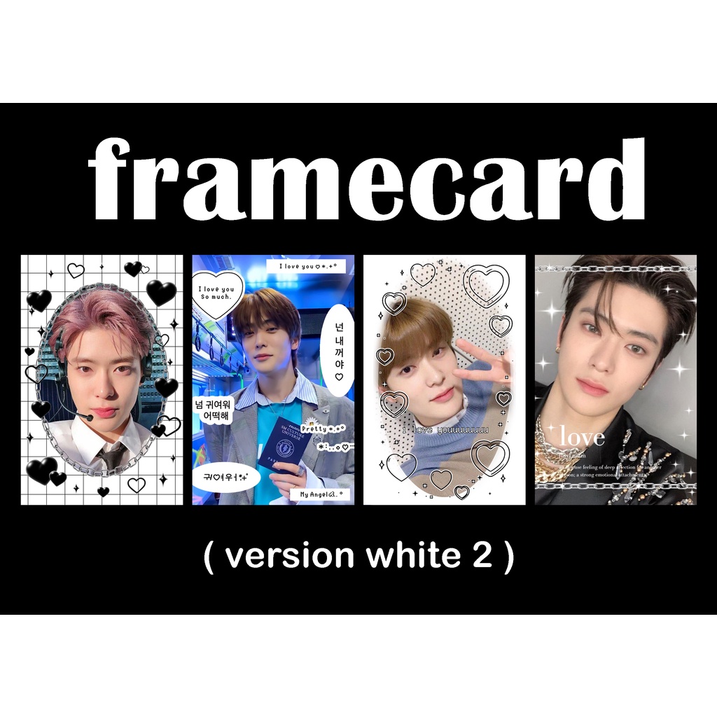 Khung ảnh decor card - frame pvc photocard