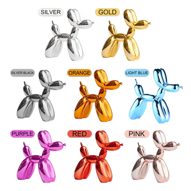 Bong bóng hình cún cưng hợp thời trang bằng resin cho trang trí nội thất