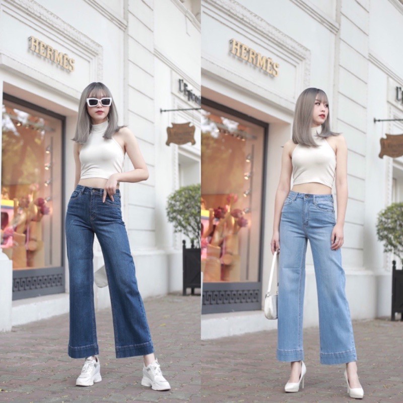 BÁN SỈ QUẦN JEAN SUÔNG GẤU 5P VNXK M355 CHO NỮ
