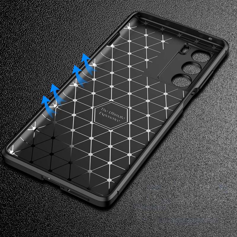 Ốp Điện Thoại TPU Sợi Carbon Mềm Tản Nhiệt Bảo Vệ Camera Cho Motorola Moto G200 G100 5G Edge 30 20 S Pro Plus Lite S30 X30