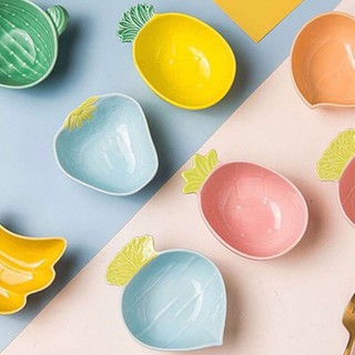 Chén gia vị, chén ăn dặm kiểu nhật hình củ quả