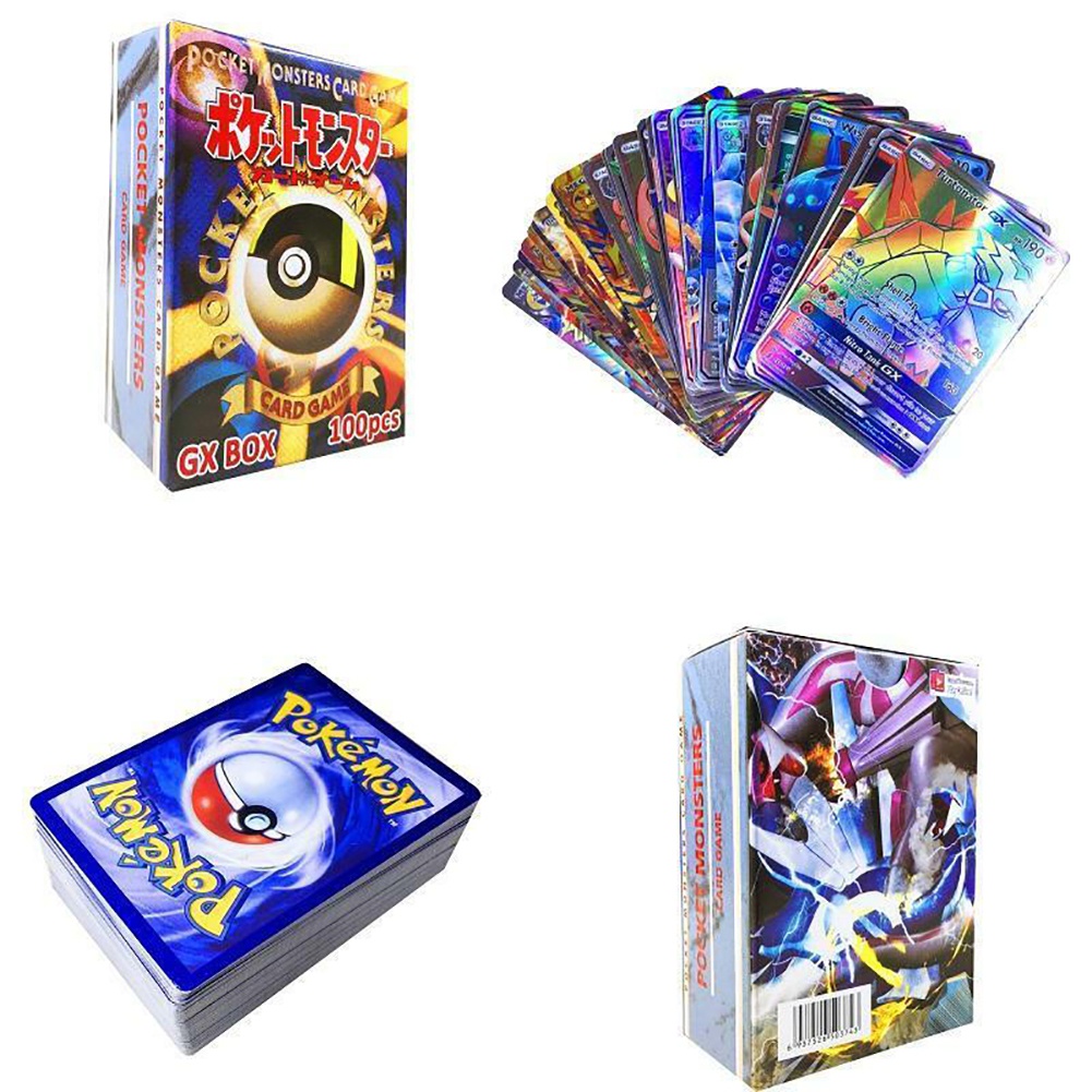 Set 100 Tấm Thẻ Bài Đồ Chơi GX MEGA Trong Pokemon Legendary