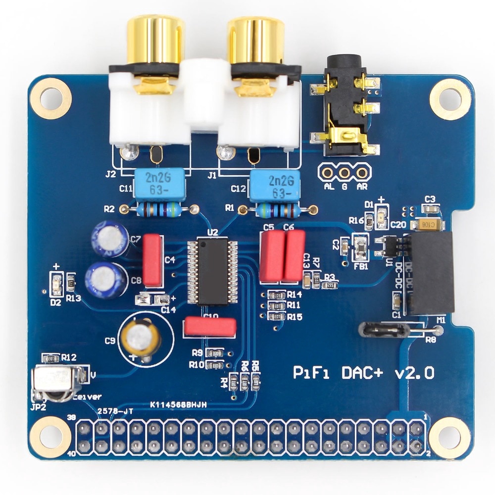 Raspberry pi 2 HIFI DAC I2S Interface Special HIFI DAC Audio Sound Card Modulecompatible raspberry pi B+ pi2