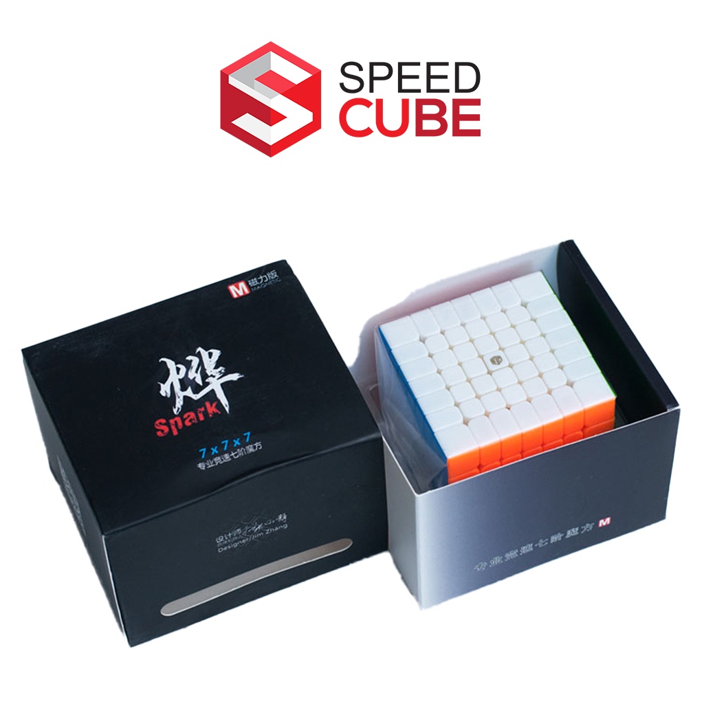 Rubik 7x7 - QiYi X-Man Design Spark 7x7x7 Stickerless Có Nam Châm