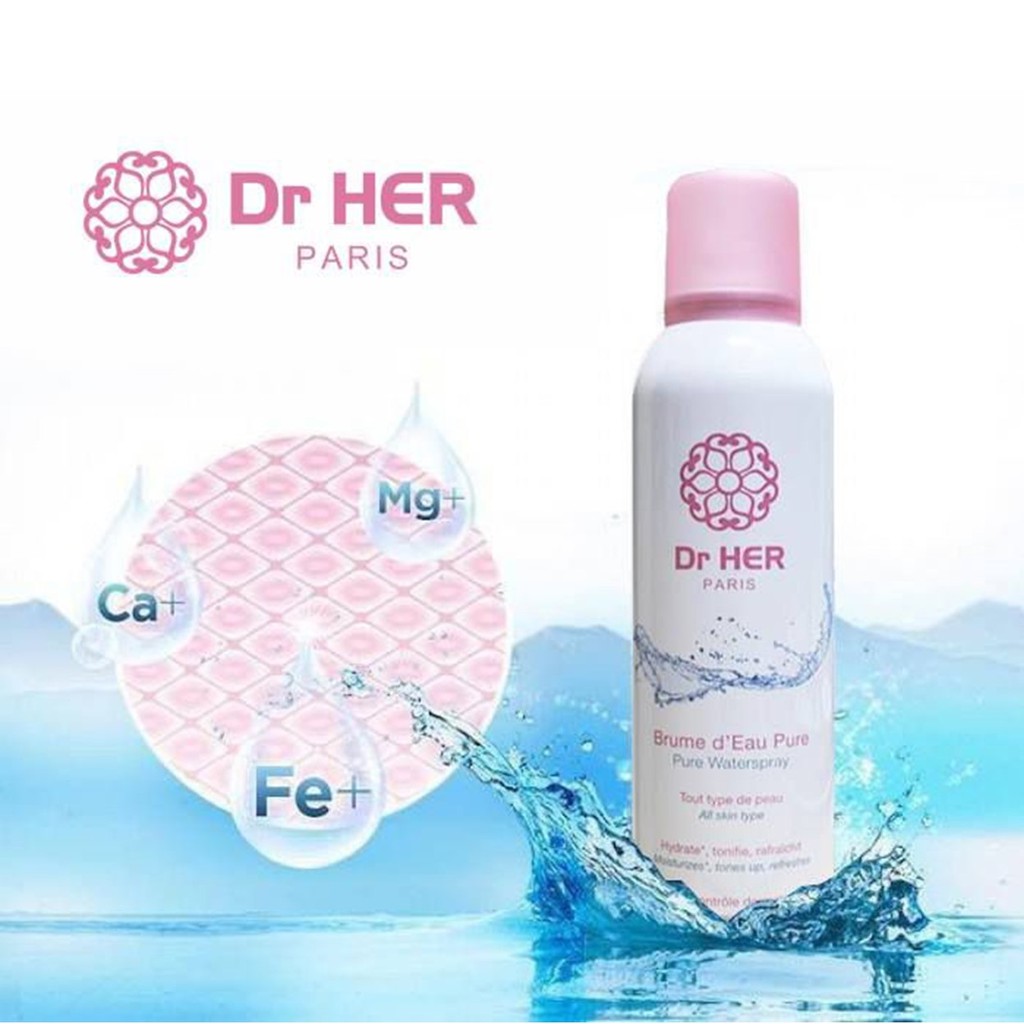 [HOT] Xịt Khoáng Cấp Ẩm Dr Her Paris 150ml