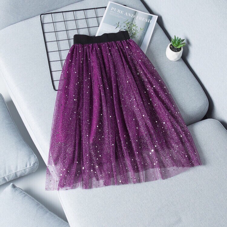 chân váy kim tuyến 40-90kg