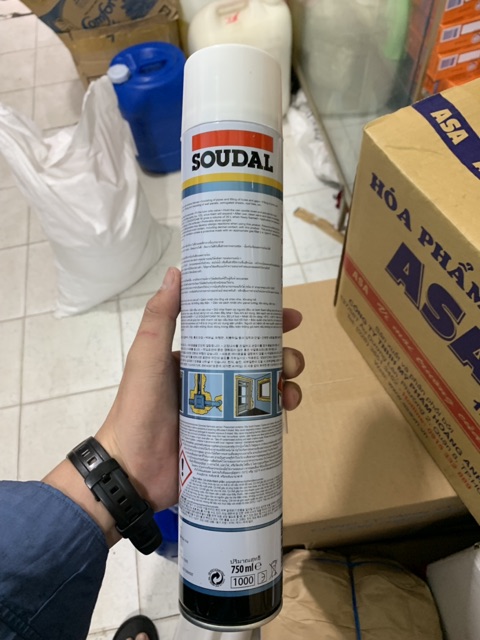 Bọt Foam nở cố đinh Soudal 750ml