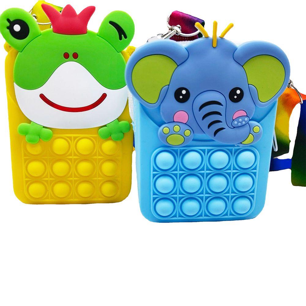 Shanhai Túi Đựng Tiền Xu Bằng Silicon Hình Voi Chống Căng Thẳng popper pops fidget pops fidget