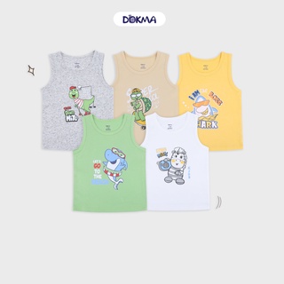 [Mã BMLT30 giảm đến 30K đơn 299K] DA1013 Áo ba lỗ BT Dokma (9-36M)