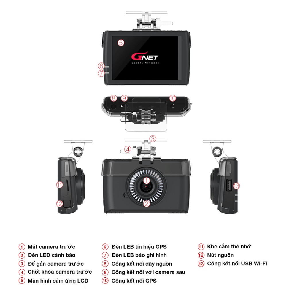 [Hỗ Trợ Lắp Đặt Miễn Phí Tận Nơi] CAMERA HÀNH TRÌNH GNET NOBLESSE SẢN XUẤT TẠI HÀN QUỐC | BigBuy360 - bigbuy360.vn