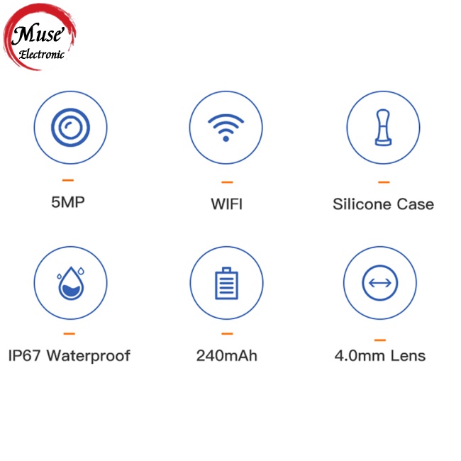 Dụng Cụ Lấy Ráy Tai Thông Minh Xoay 360 Độ Kết Nối Wifi Tiện Dụng