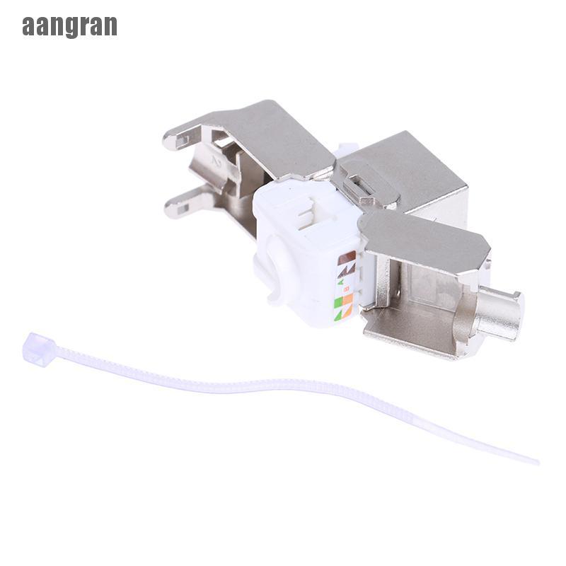 Đầu Nối Jack Mạng Bằng Kim Loại Aangran Keystone Cat6A Ftp | BigBuy360 - bigbuy360.vn