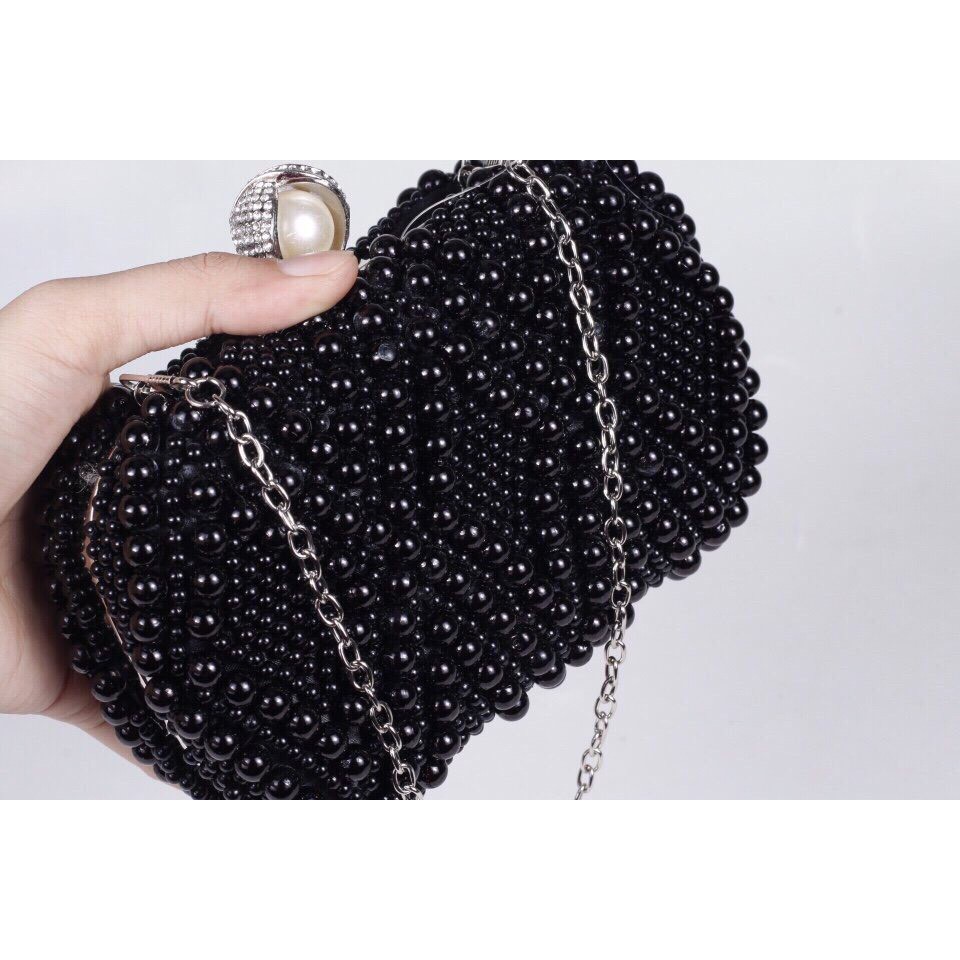 Clutch cầm tay ngọc trai cao cấp