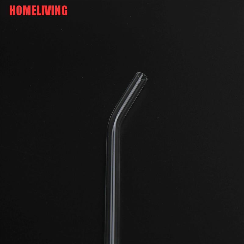 Bộ 3 Ống Hút Thủy Tinh Trong Suốt Tái Sử Dụng Được Kèm Cọ Vệ Sinh